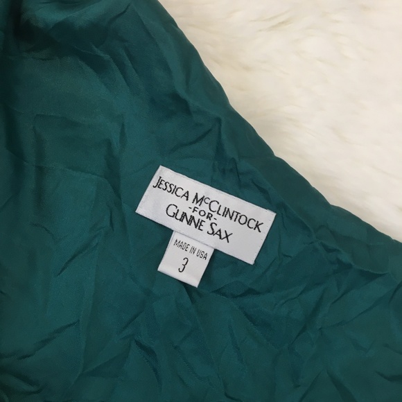 Vintage Jessica McClintock Gunne Sax Gown Dress 3 - Picture 3 of 11